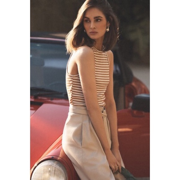 NEW! Anthropologie Gold Hoop Earrings - Picture 2 of 5